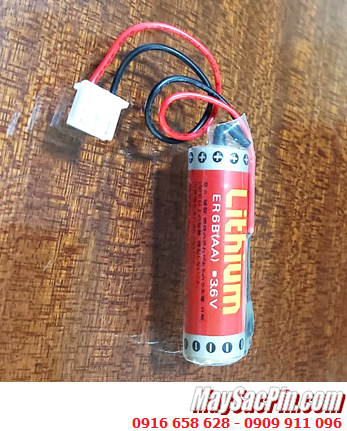 Maxell ER6B (Zắc trắng PLC); Pin nuôi nguồn Maxell ER6B SUPER Lithium 3.6v AA1800mAh chính hãng